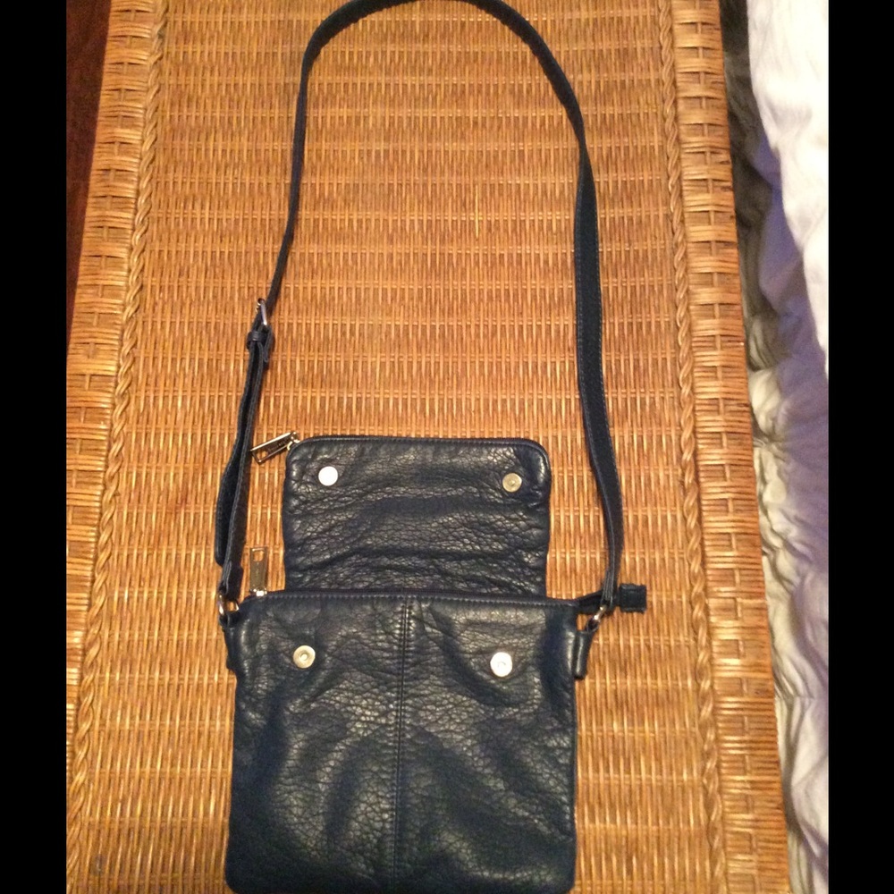 Liz Claiborne / blue green / cross body bag