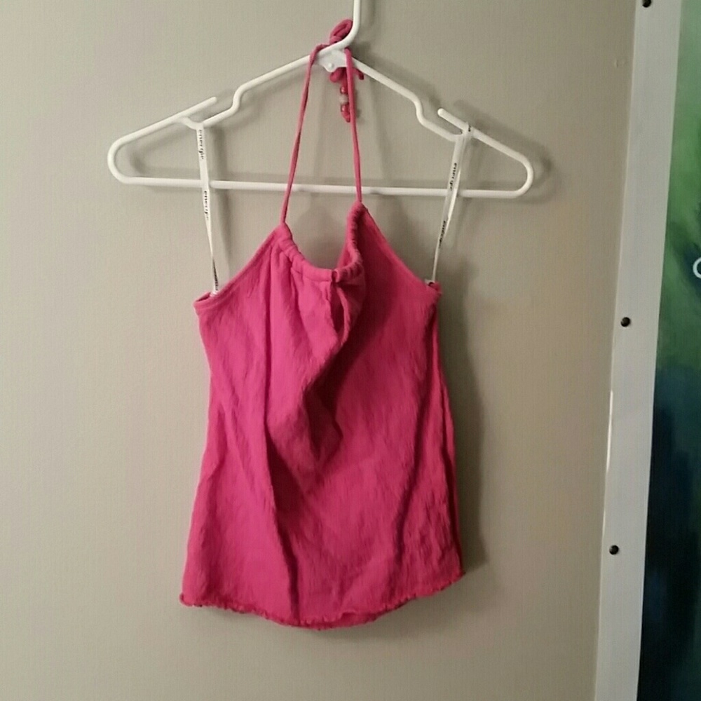Pink keyhole halter top Size Jr L