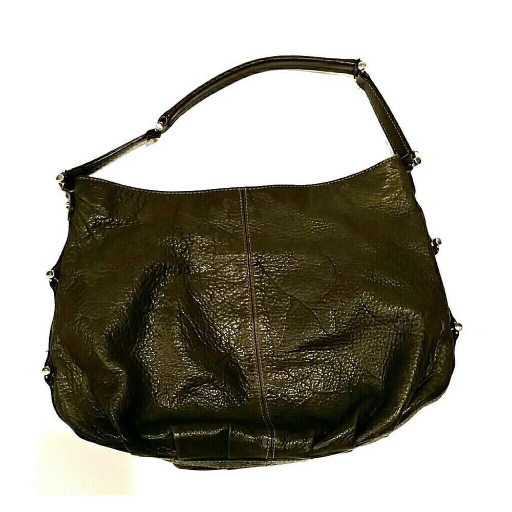 Claiborne shoulder strap dark olive purse