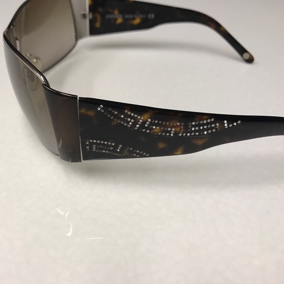 VINTAGE Versace brown tortoise shell sunglasses main image 3