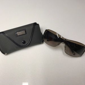 VINTAGE Versace brown tortoise shell sunglasses