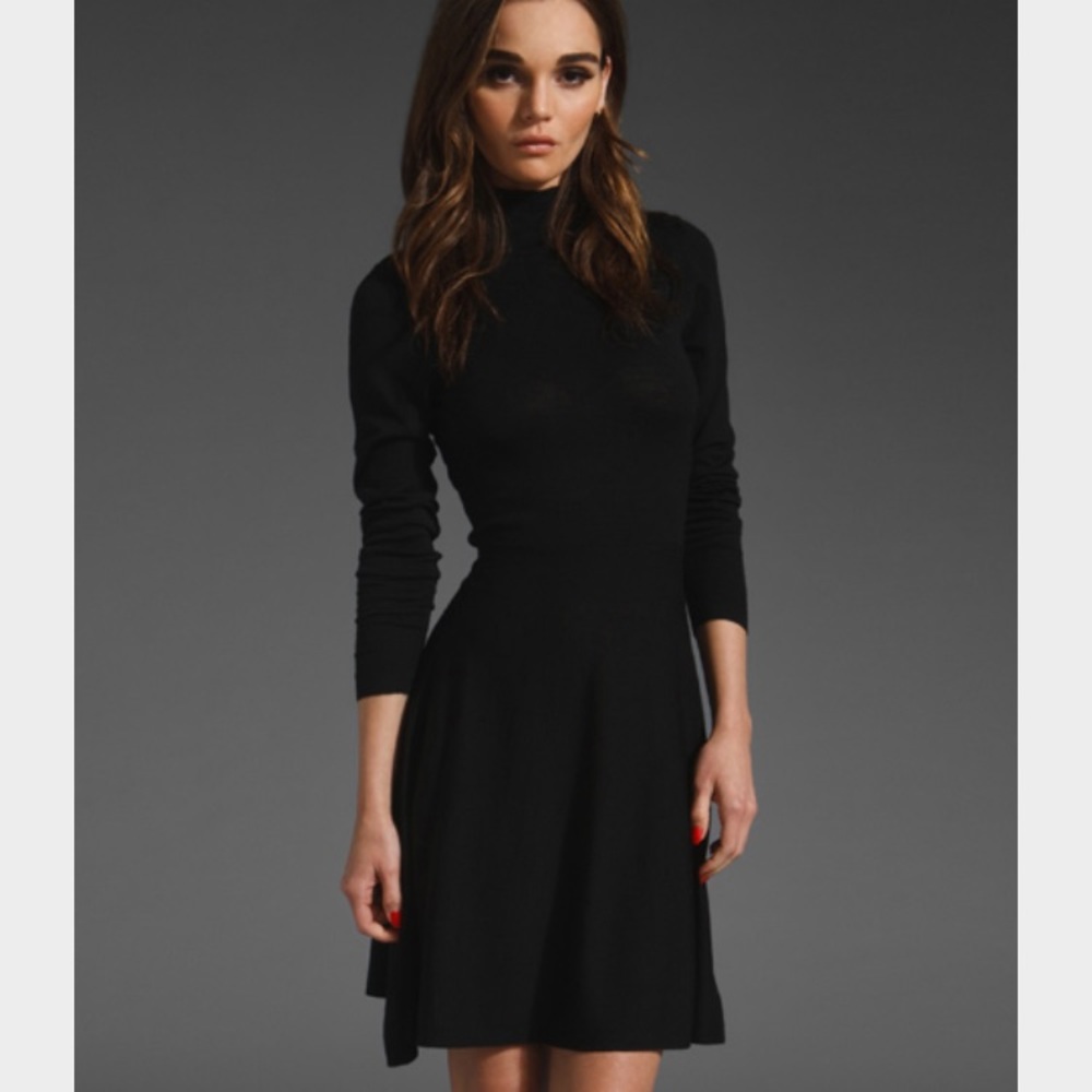 Theory McClaini Long Sleeve Knit Dress in Preen