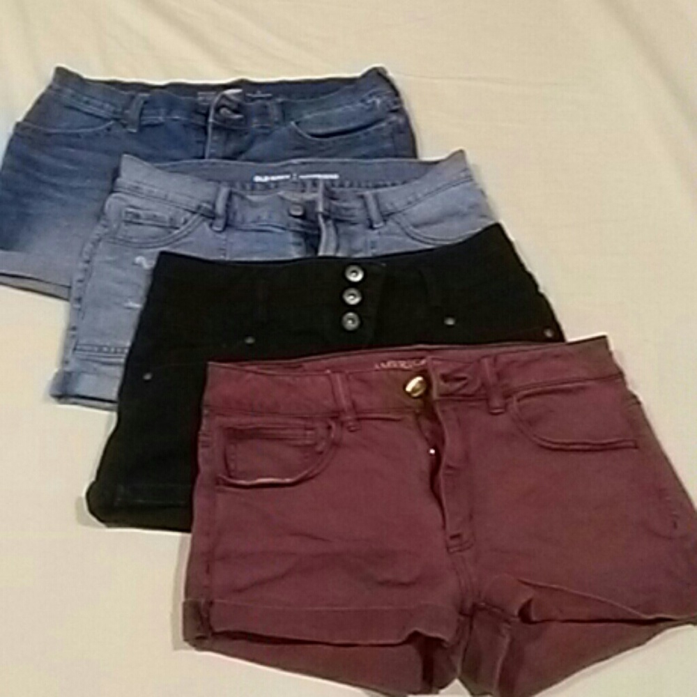 4 pairs of shorts