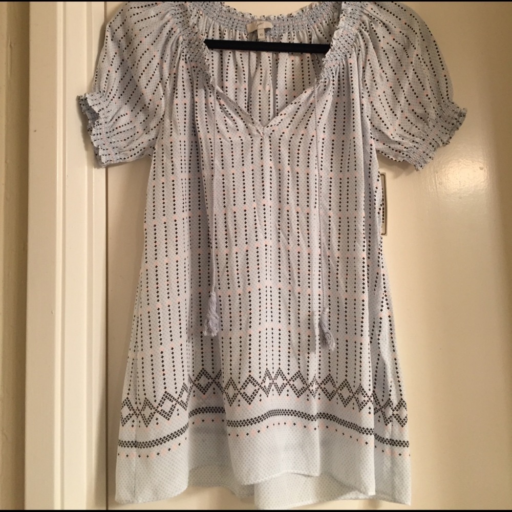 Joie Masha top in light blue print