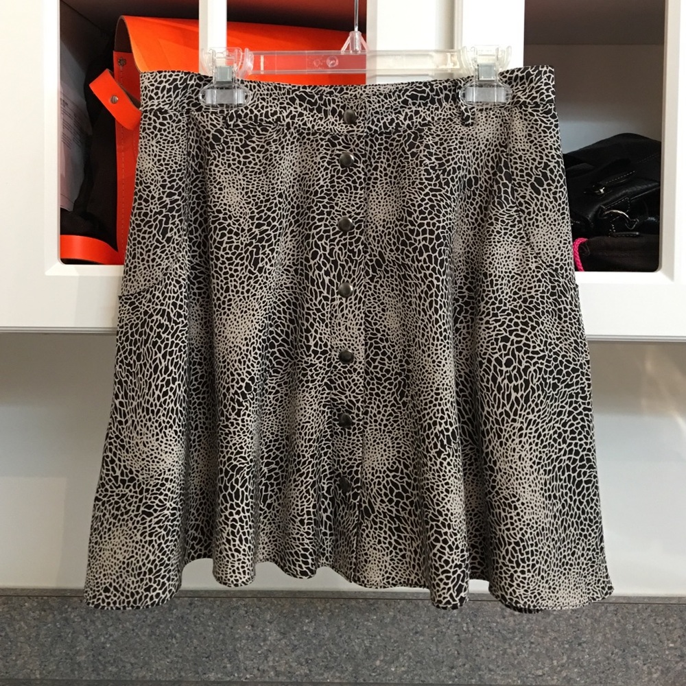 Club Monaco 100% Silk Night Skirt