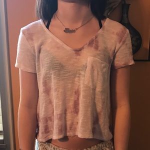 Baby pink and tie dye tshirt!