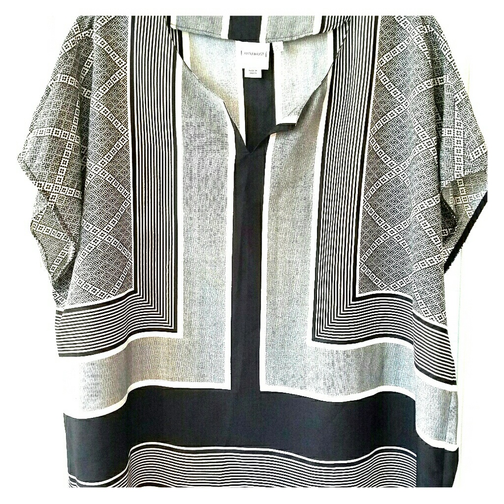 Silk junarose tunic
