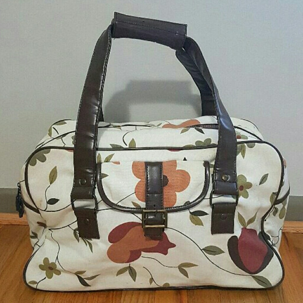 UO Floral Overnight/Weekender Duffle Bag