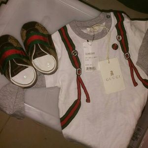 Infant Gucci shoes & shirt