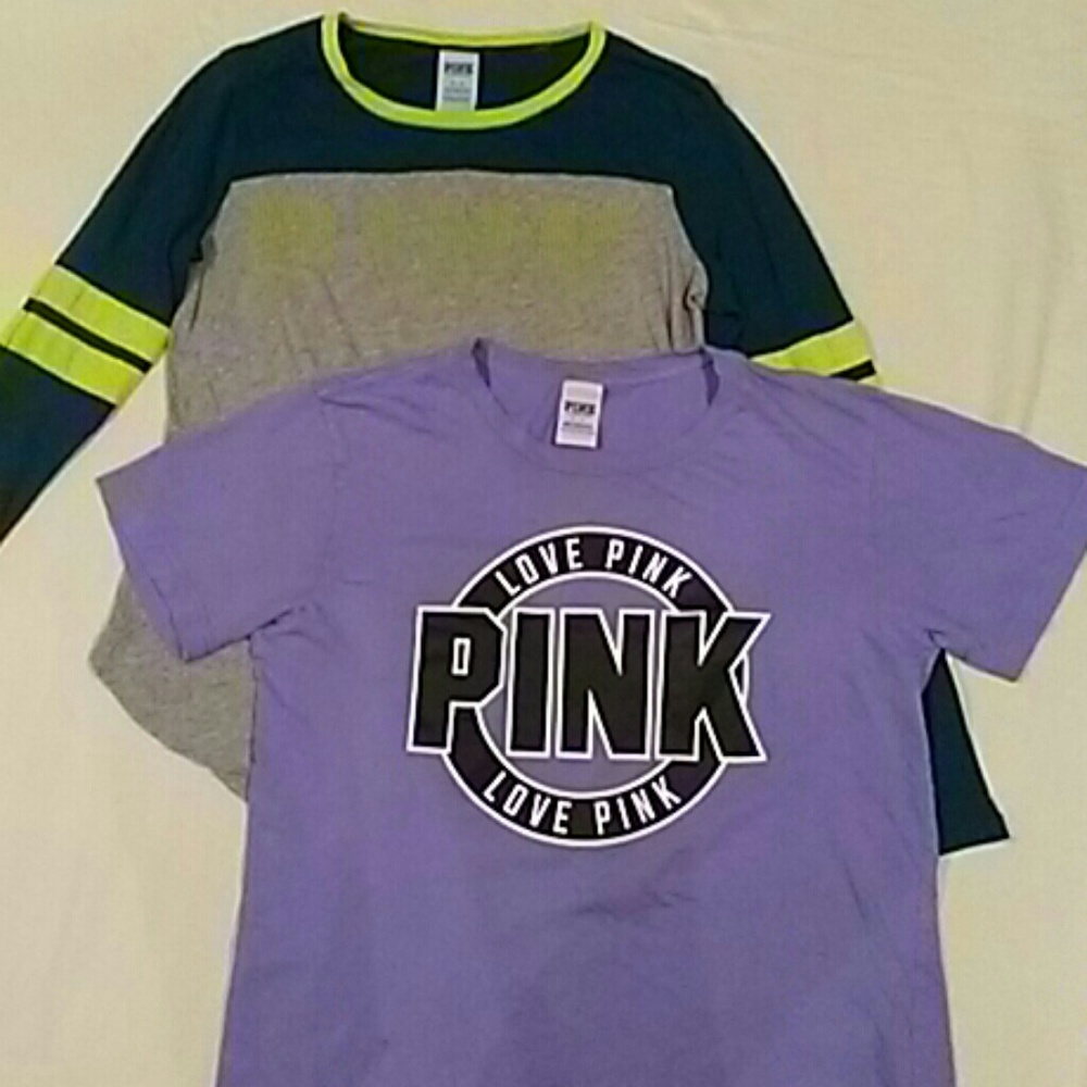 2 Victoria Secret Pink Shirts!!!