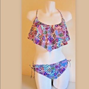 Gottex Profile Blush Flutter Top & Bottoms DD/E