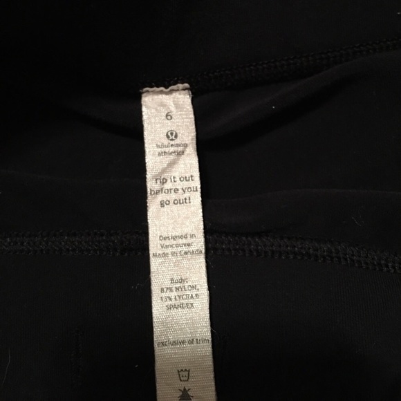 LuluLemon Black Capris - Picture 2 of 4