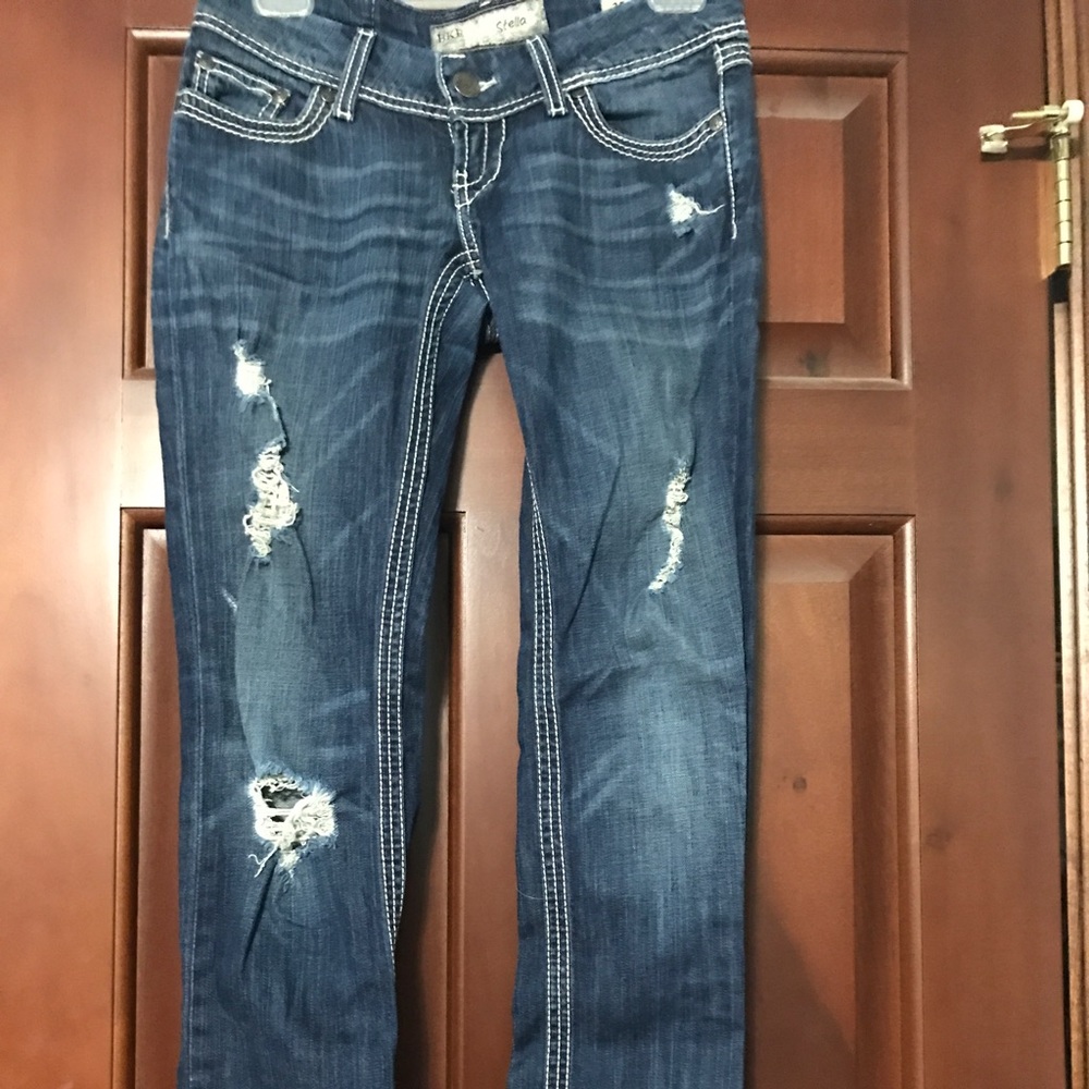 BKE Size 25 Straight Jeans