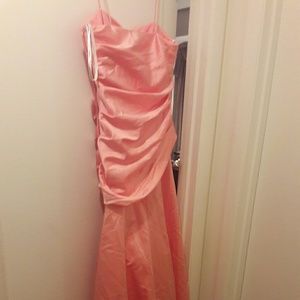 Bubblegum bride's maid dress