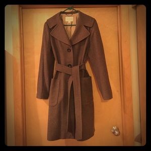 Banana Republic wool brown trench