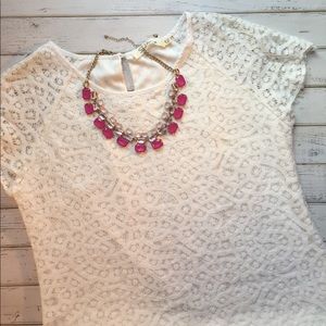 White Lace Blouse