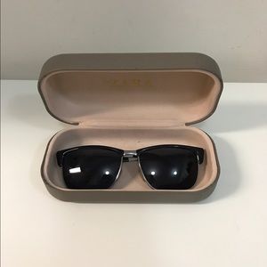 **Zara black/silver Wayfarer style sunglasses**