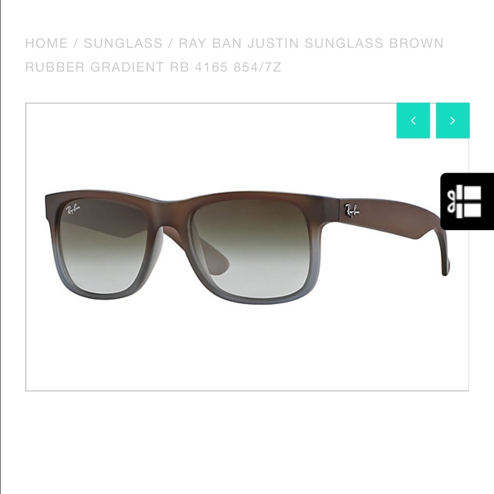 Ray Ban Justin- Brown Rubber Gradient