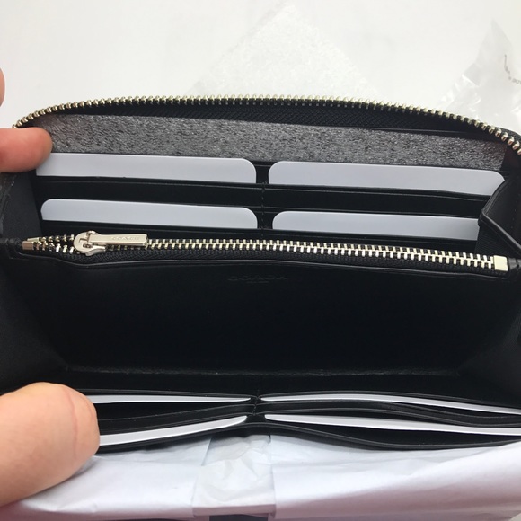 💯Auth COACH Floral PatchWork Accordion Zip Wallet - Picture 6 of 7