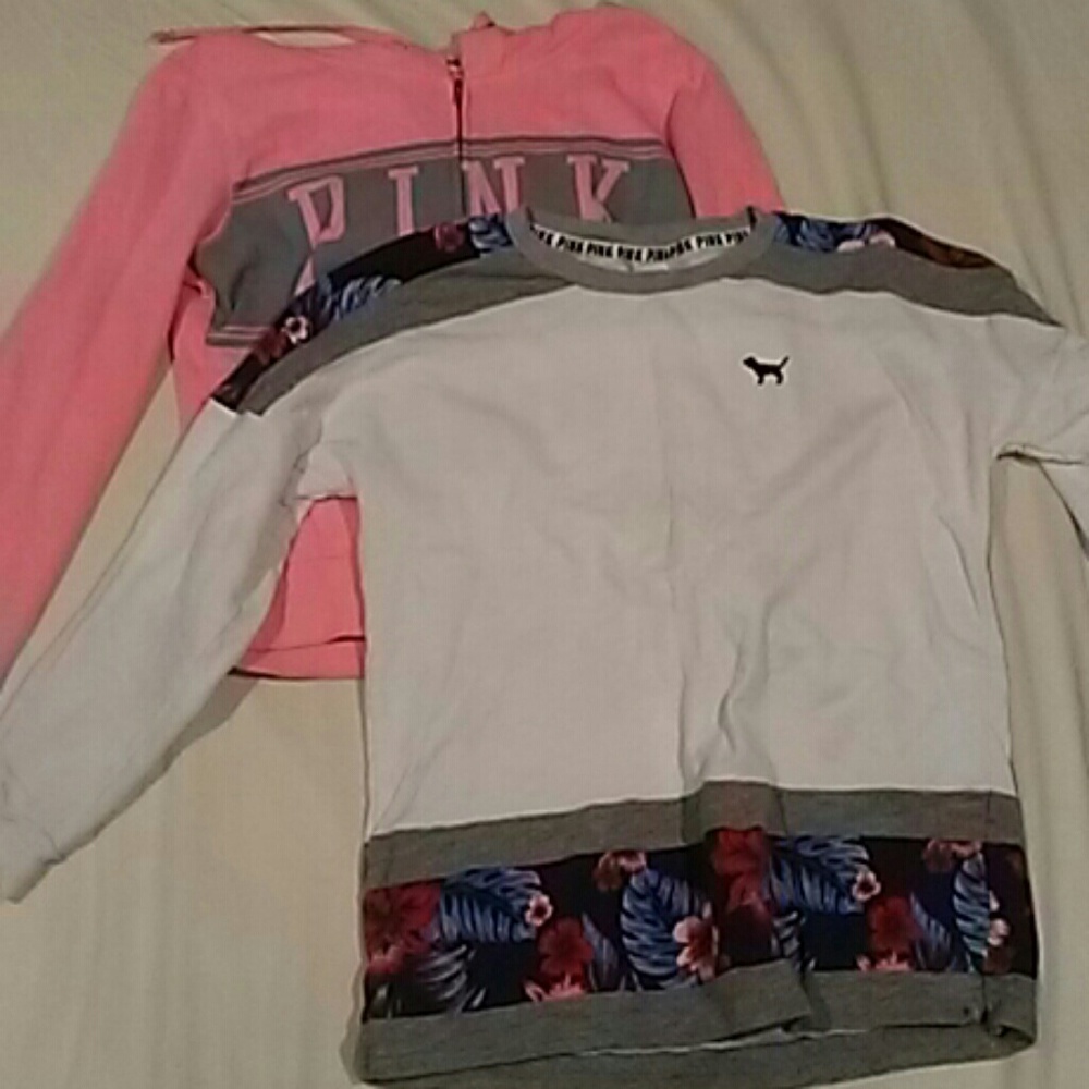 Victoria Secret Pink Zip Up Hoodie and Sweater