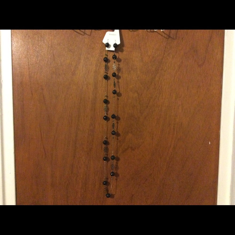 Necklace and earrings