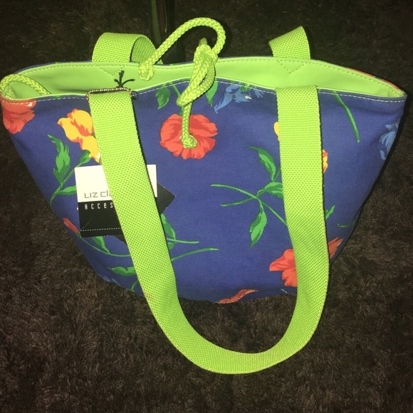 NWT Reversible tote by Liz Claiborne - Picture 3 of 7