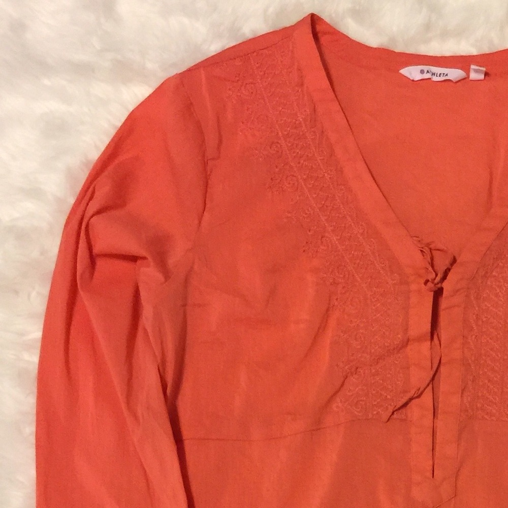 Athleta Coral Swim Cover up XL