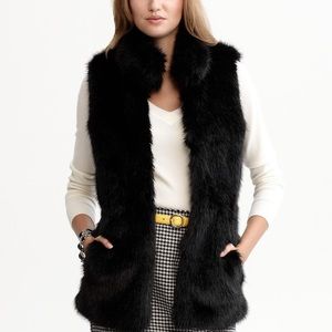 Banana Republic Fur Vest