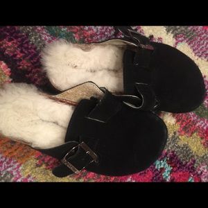 Girls BearPaw Furry Slippers