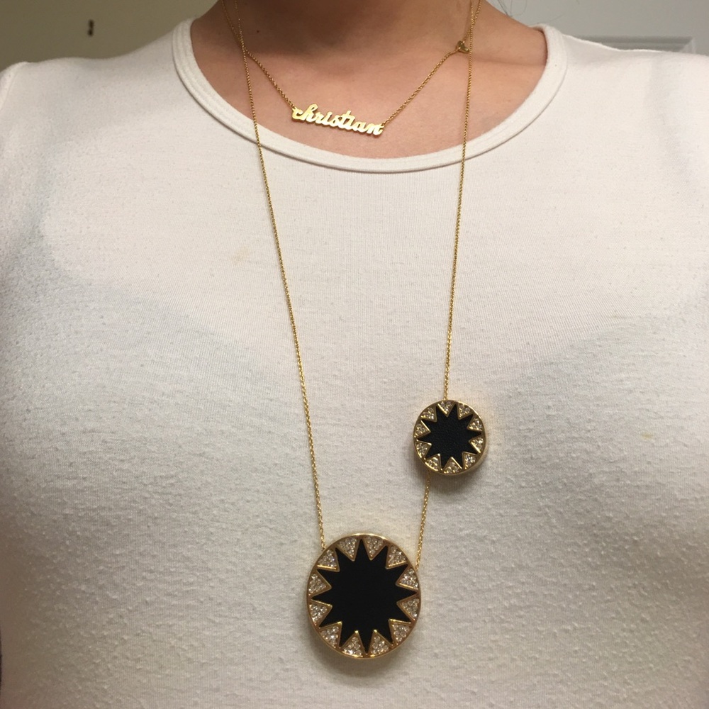 HOUSE OF HARLOW 1960 Sunburst Pendant Necklace