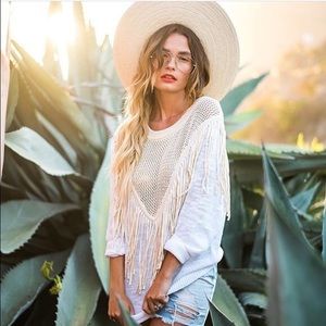 NWOT Wildfox Lucky Charm Tawny Sweater