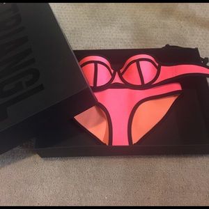 A pink triangl bikini!!!