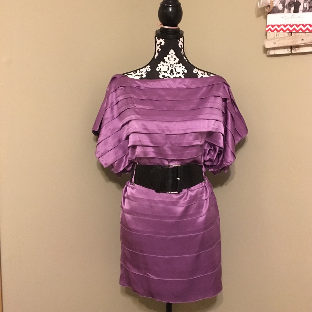 Purple bebe dress