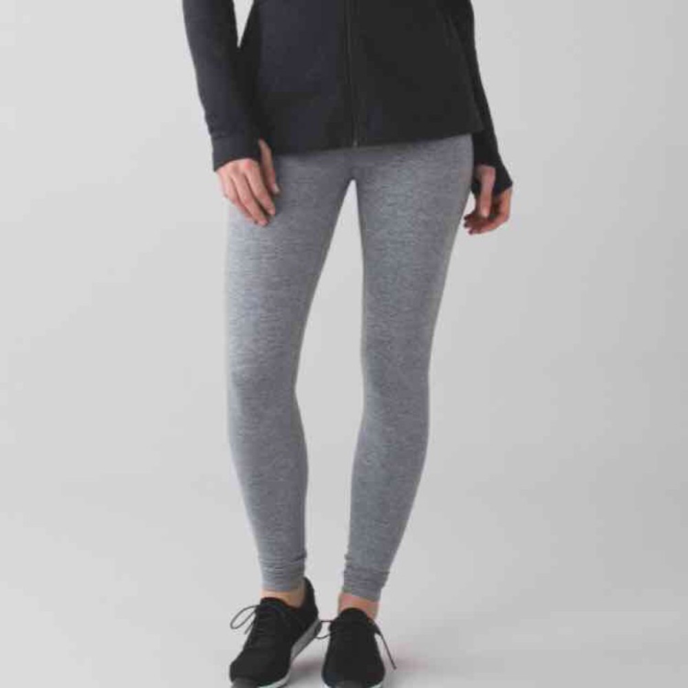 Lululemon wunder under slate gray leggings size 4