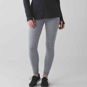 Lululemon wunder under slate gray leggings size 4