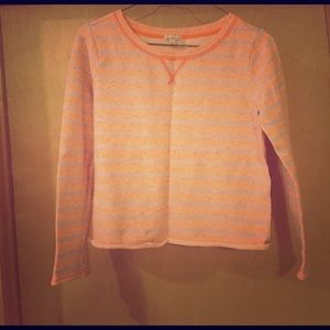 GAP cropped stripe sweatshirt