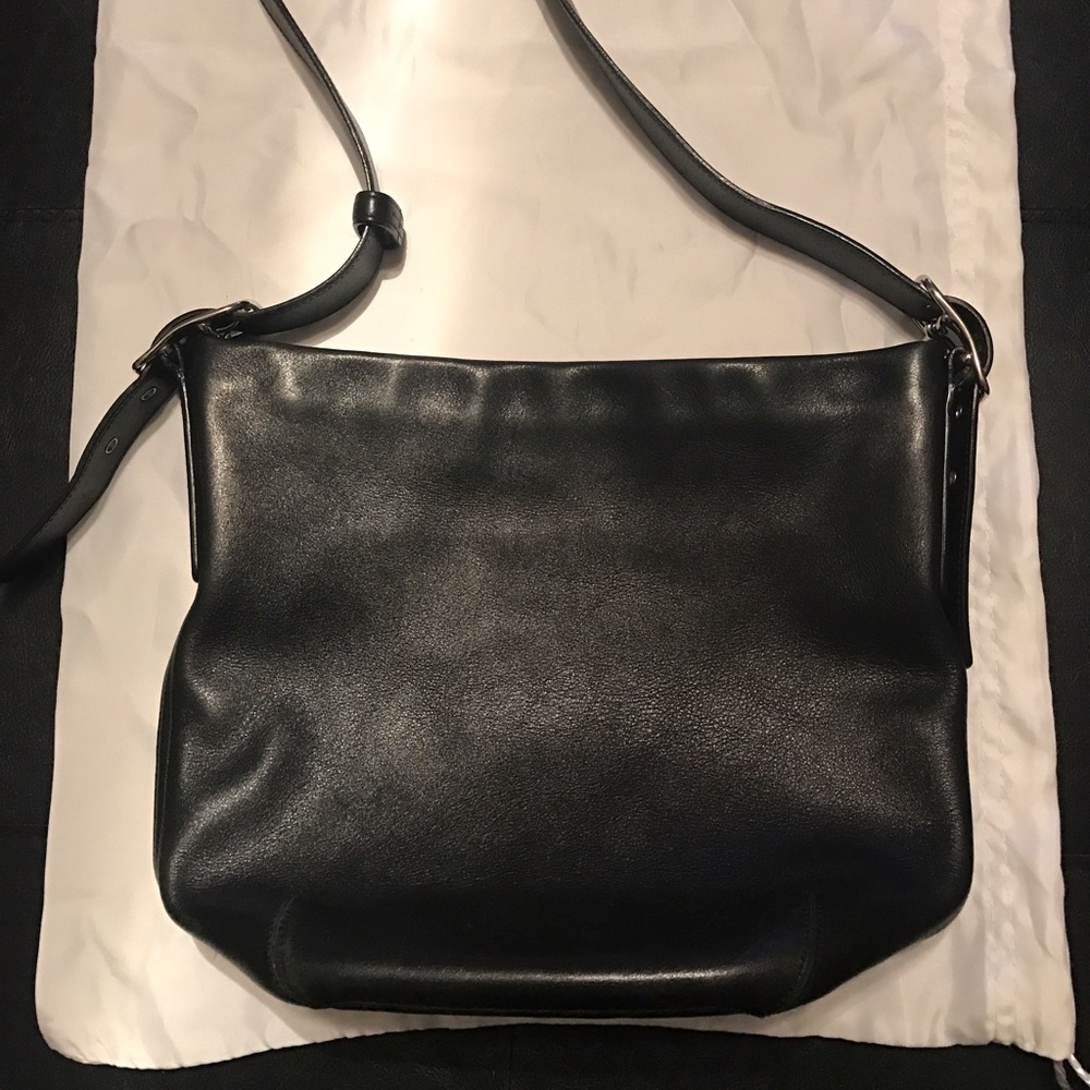 Authentic Coach black leather purse