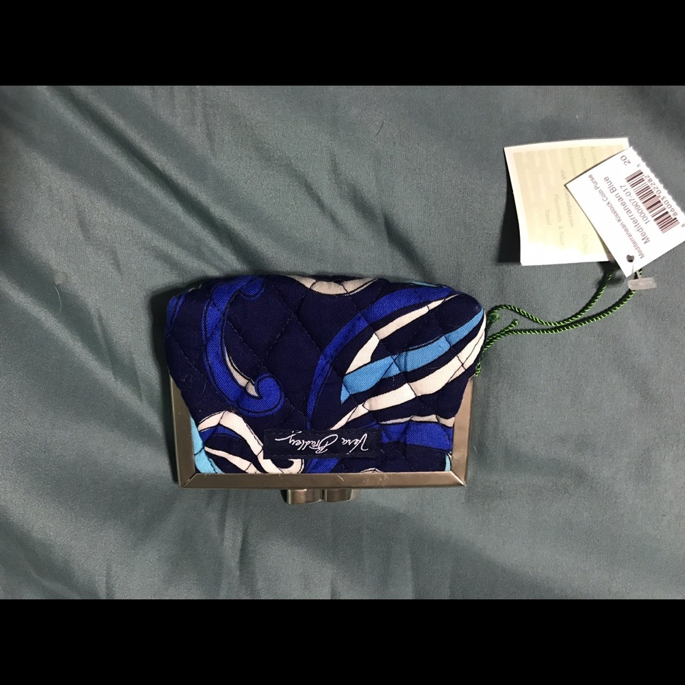 Vera Bradley Kiss Lock Coin Purse