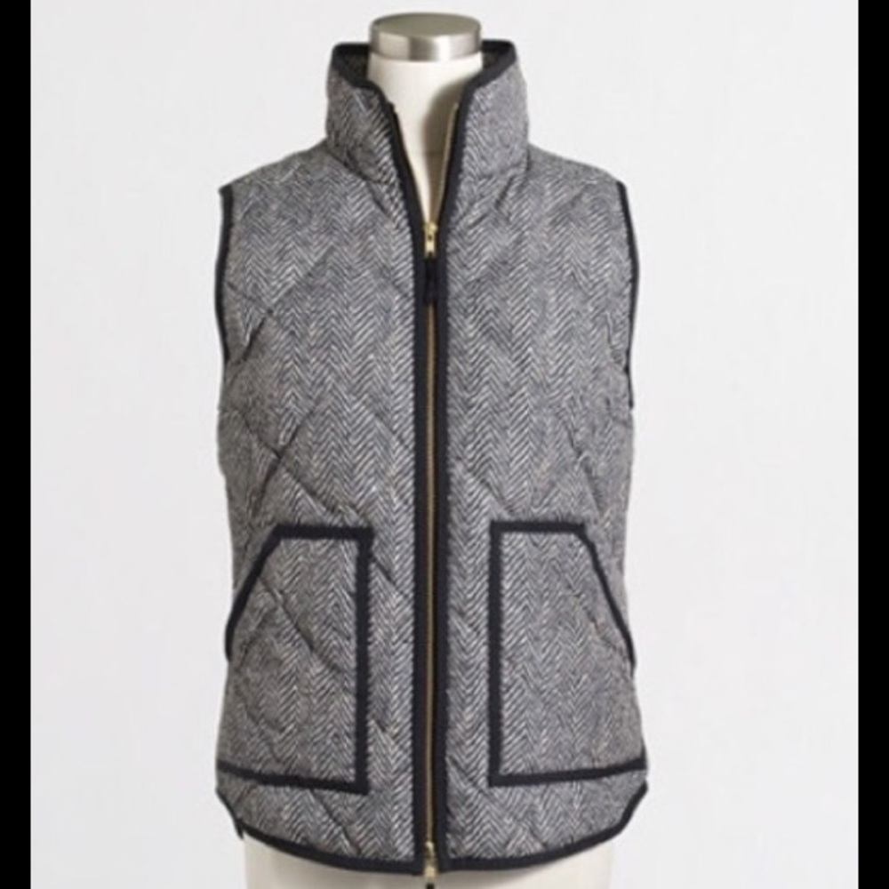 J.Crew Factory Herringbone Vest Size XXS