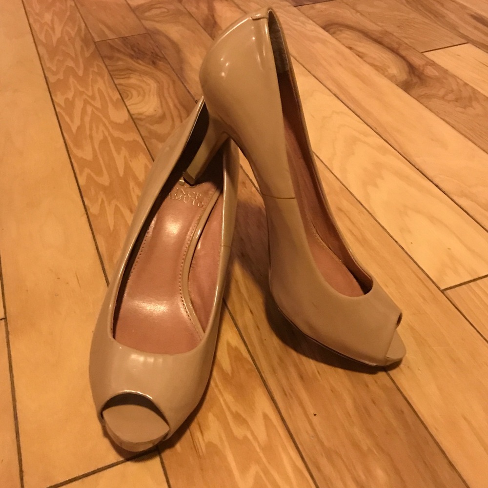 Vince Camuto Peeptoe Heels