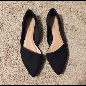 Black Suede Flats