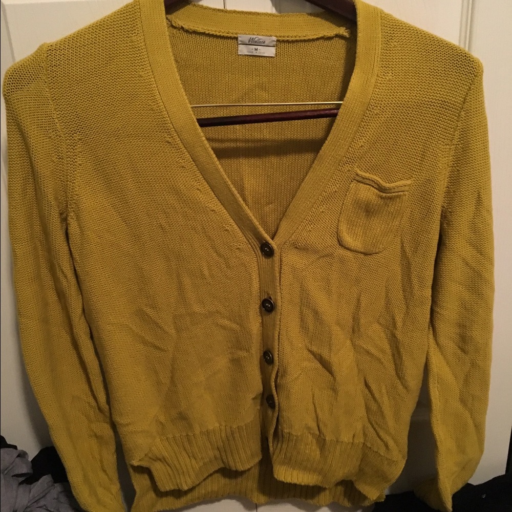 Button up sweater