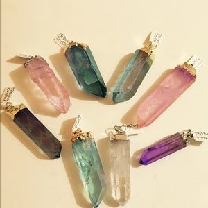 NEW! Crystal Titanium Pendants