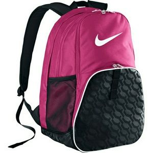 Pink Nike backpack