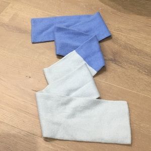 Cashmere Colorblock Skinny Scarf