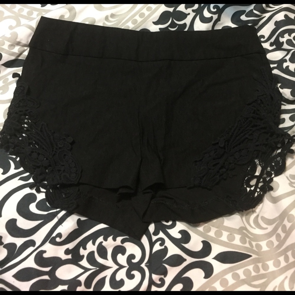 Black shorts