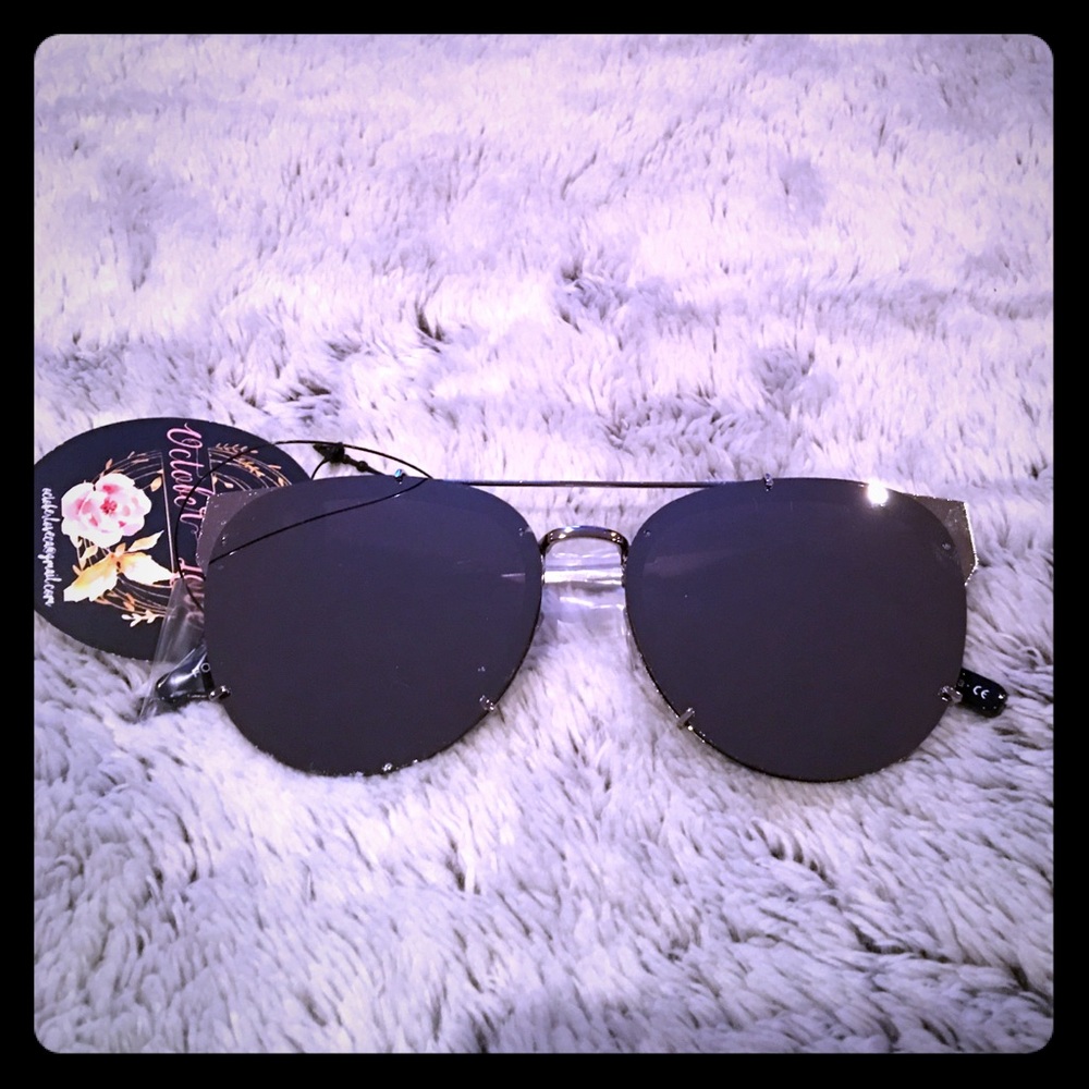 Mirror Flat Lens Sunglasses