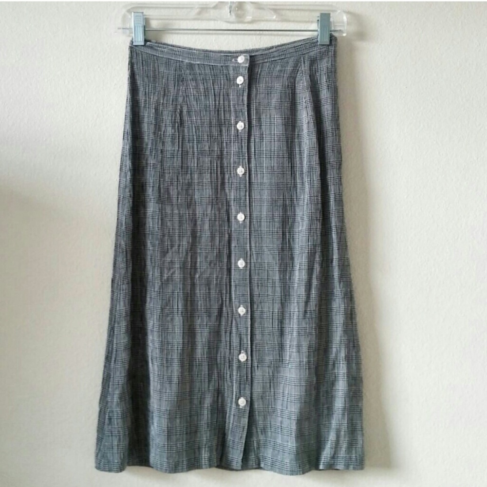 Vintage Eddie Bauer Button Front Skirt