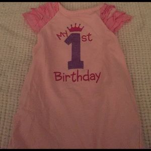 My 1st birthday onesie