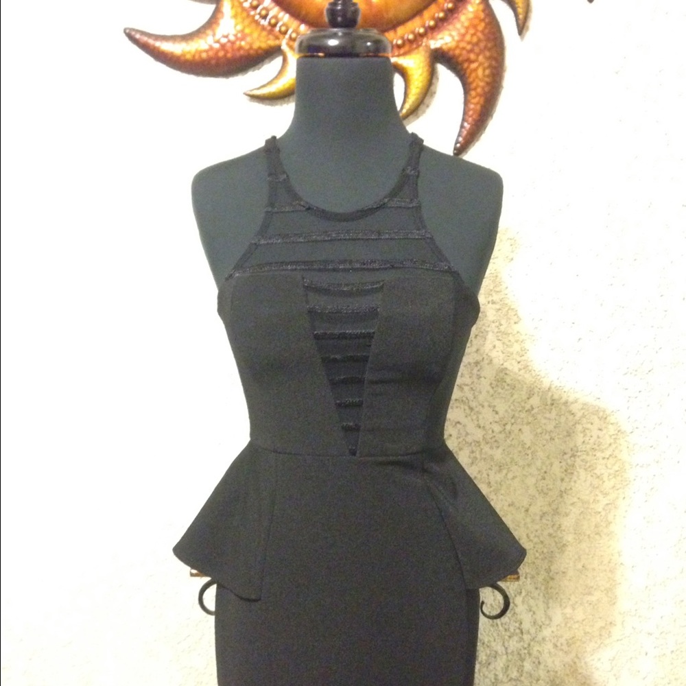 Foreign Exchange peplum dress